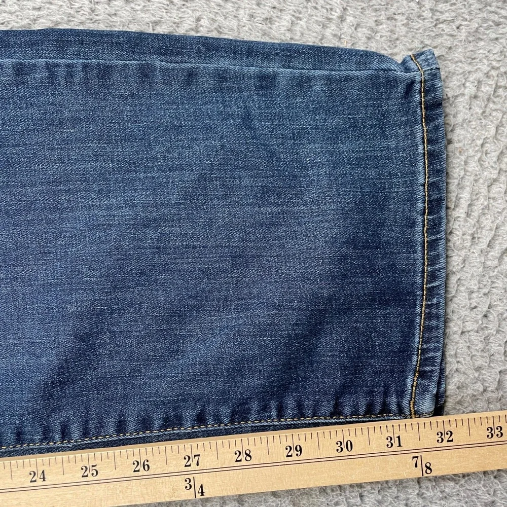 Lucky Brand Jeans Mens 36x32 Blue 221 Straight Stretch Denim Pants